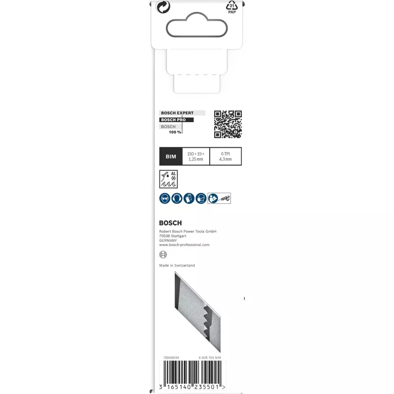 Bosch S 611 DF Heavy asmens kokam un metālam zobenzāģim