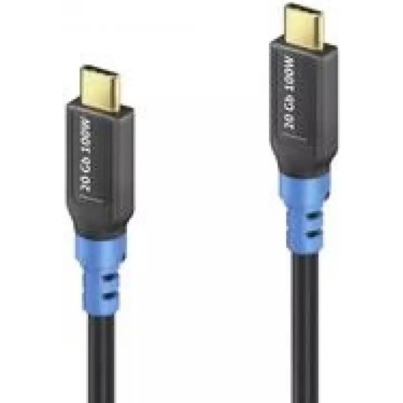 USB kabelis PureLink FI-U400-003 USB4 Gen 2x2 0,3 m USB C melns zils