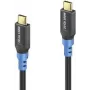 USB kabelis PureLink FI-U400-003 USB4 Gen 2x2 0,3 m USB C melns zils
