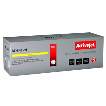 Activejet ATH-412N toneris (aizstāj HP 305A CE412A; Supreme; 2600 lappuses; dzeltens)