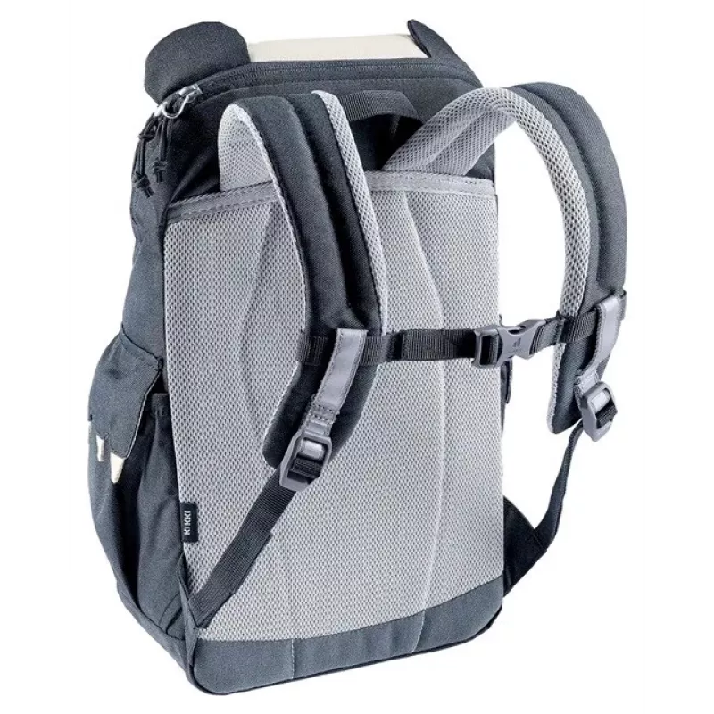 Kompakta dienas mugursoma DEUTER Kikki — Poliesters 8 L, 350×200×170 mm, 310 g, Melna/Balta