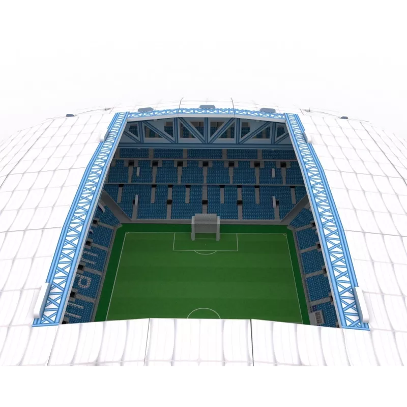 3D Puzzle cubicfun Lech Poznan Stadium modelis – mēroga saliekams stadiona modelis, kartona detaļas, modeļa numurs 306-20257