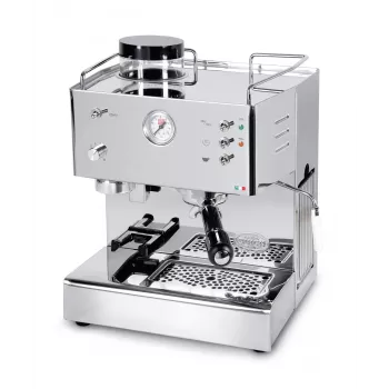 Quick Mill Pegaso, espresso automāts, kafijas pupiņas, iebūvēta kafijas dzirnaviņas, 1200 W, nerūsējošais tērauds