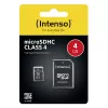 Atmiņas karte Intenso 4GB MicroSDHC Class 4 3403450