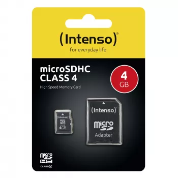 Atmiņas karte Intenso 4GB MicroSDHC Class 4 3403450