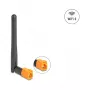 Daudzvirzienu WiFi 6 antena DELOCK FAKRA M 2.4/5 GHz 2.5–3.0 dBi noliecams savienojums melna