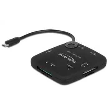 Karšu lasītājs DeLOCK 65529 USB 2.0 Melns