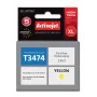 Tintes kasetne ActiveJet AE-34YNX saderīga ar Epson 34XL T3474 — dzeltena, krāsvielu bāzes 14 ml, liela (XL) ietilpība, viena iepakojumā
