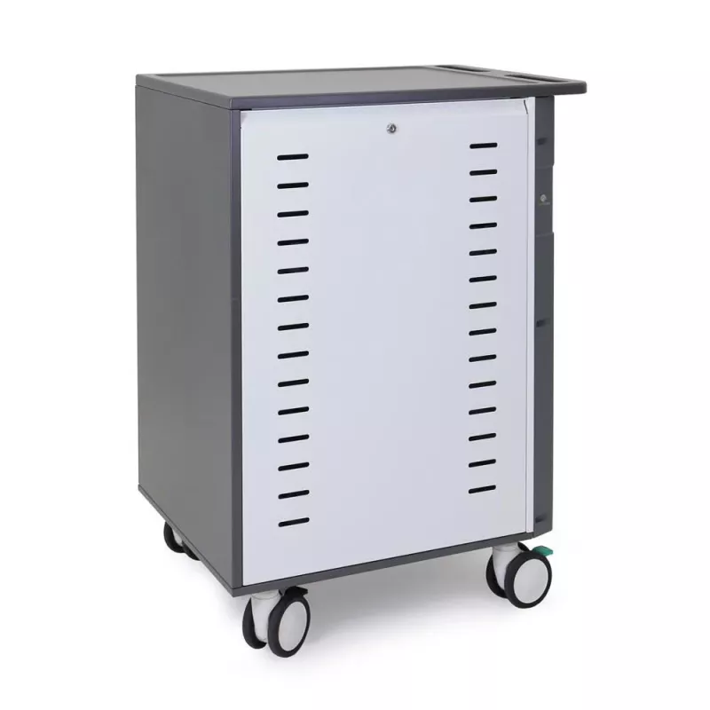 Ergotron Zip40 - ratiņi (tikai uzlāde) - 40 planšetdatoriem / piezīmjdatoriem - ekrāna izmērs: līdz 39,6 cm (līdz 15,6 collām)