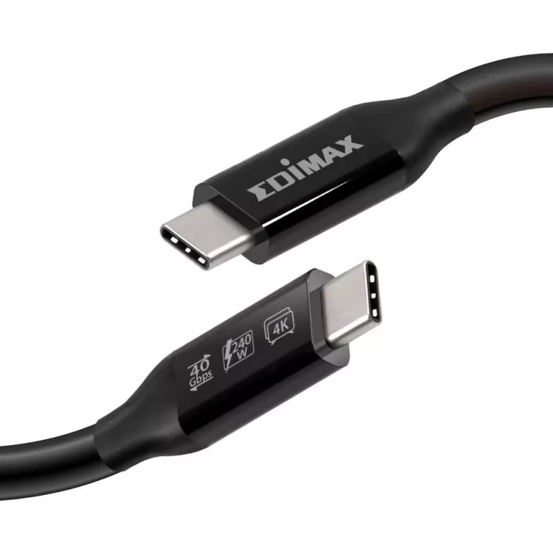 Edimax UC4 1 m 40 Gbit/s melns