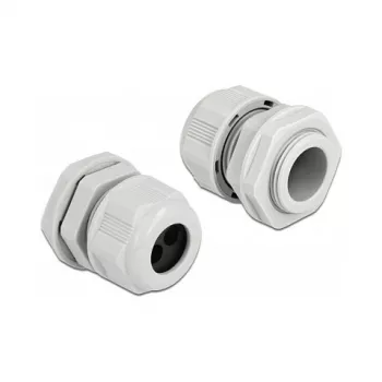 Kabeļu blīvslēgs DeLOCK 60370 pelēks plastmasas 2 gab.