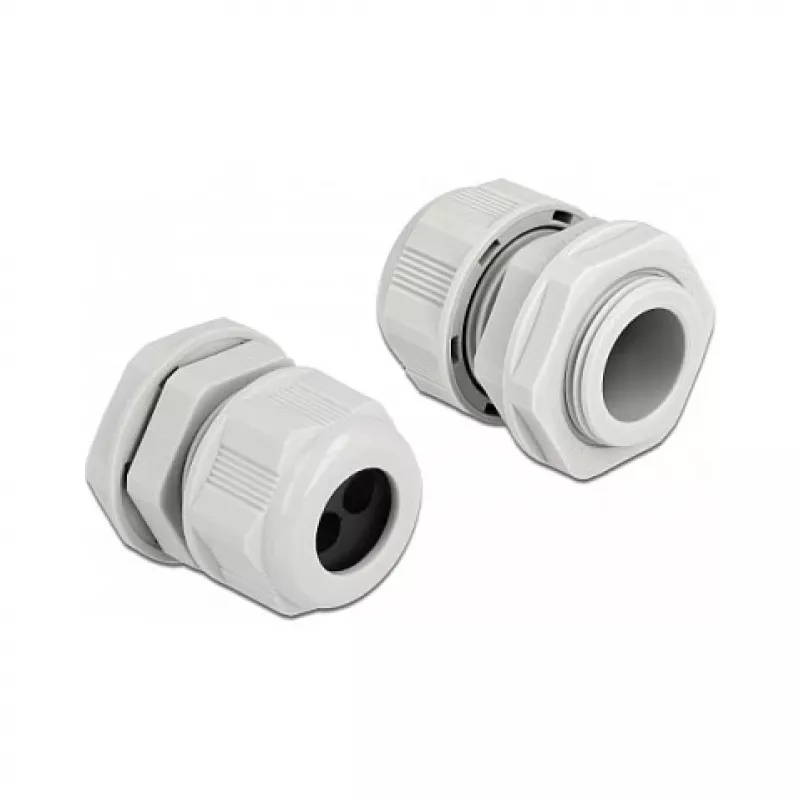 Kabeļu blīvslēgs DeLOCK 60370 pelēks plastmasas 2 gab.