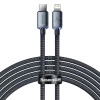 Baseus CAJY000301 mobilo tālruņu kabelis pelēks 2 m USB C Lightning