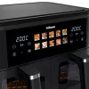 Karstā gaisa fritieris Tristar FR-9075 Double 9 L, 2500 W, skārienvadība, LCD, melns, 60 °C min