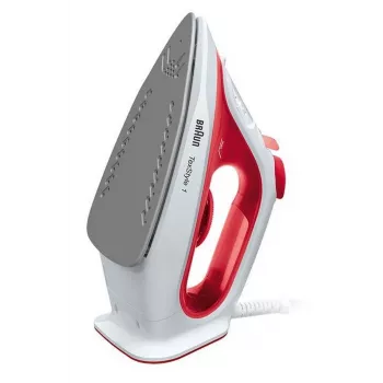 Braun si 1019 rd tvaika gludeklis ar nelīpošu zoli, 1900 W, sarkans