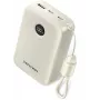 Ārējais akumulators Vention 20000mAh 22.5W — 2× USB‑C, 1× USB‑A, Bēšs