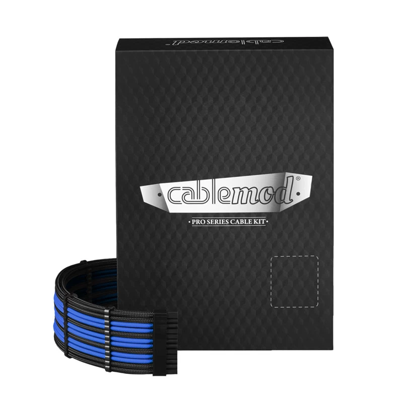 CableMod RT-Series PRO ModMesh 12VHPWR dubultais kabeļu komplekts ASUS/Seasonic - melns/zils