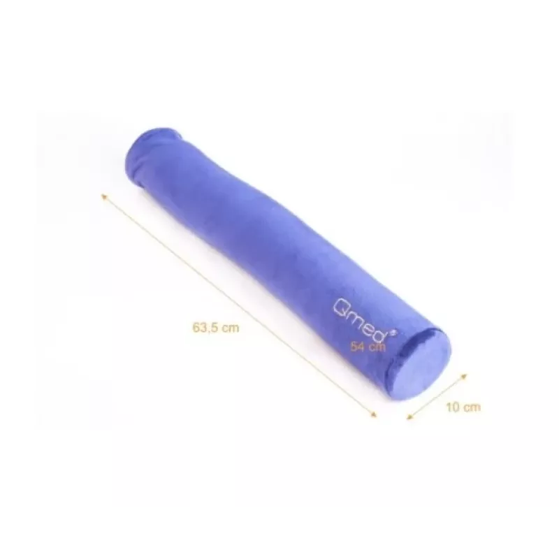 Ergonomisks daudzfunkciju spilvens MDH FLEX PILLOW DRQE3F1CDXUXP — ruļļa forma, 635 mm garums, 100 mm diametrs, violets, polipropilēns ar velūra pārvalku