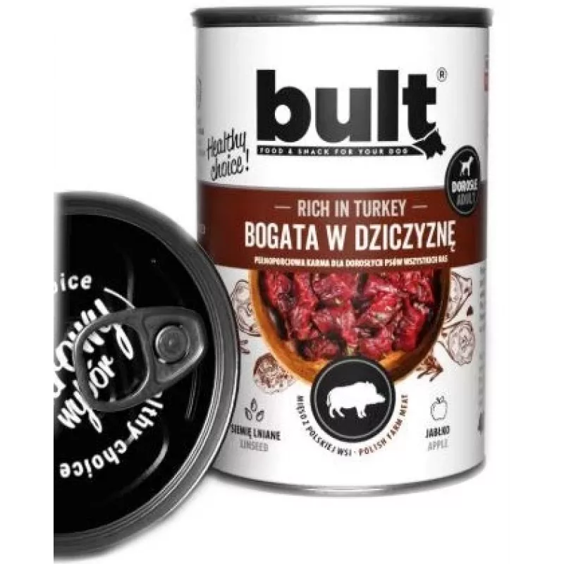 BULT Bagāts ar medījumiem - Mitrā suņu barība - 800 g