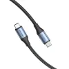 Vention USB4 Gen 3x2 Type-C uz Type-C kabelis 1 m, 5A, alumīnija sakausējums, kokvilnas pinums