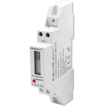 Vienfāzes elektroniskais skaitītājs QOLTEC 50993 230V 30A