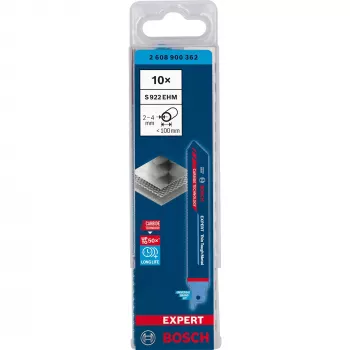 Bosch Expert 2 608 900 362 finierzāģa/locīšanas zāģa/triecienzāģa asmens karbīda 10 gab.