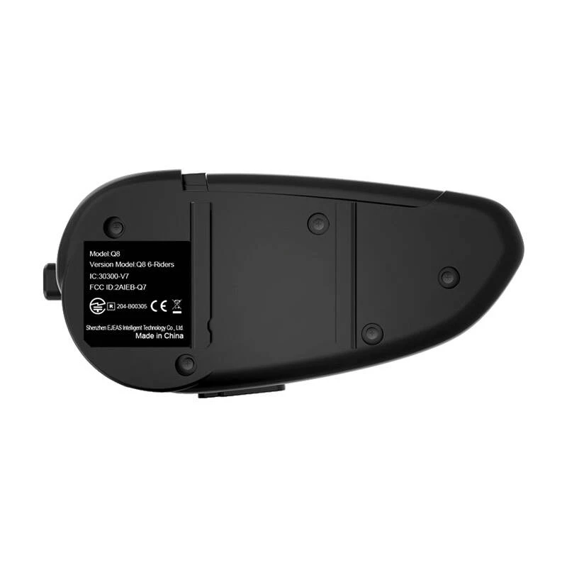 Motociklu domofons EJEAS Q8 Bluetooth ķiveres komunikators ar liela attāluma domofonu