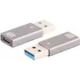 Kabeļa savienotāja pārveidotājs ShiverPeaks BS14-05033 USB A uz USB C pelēks