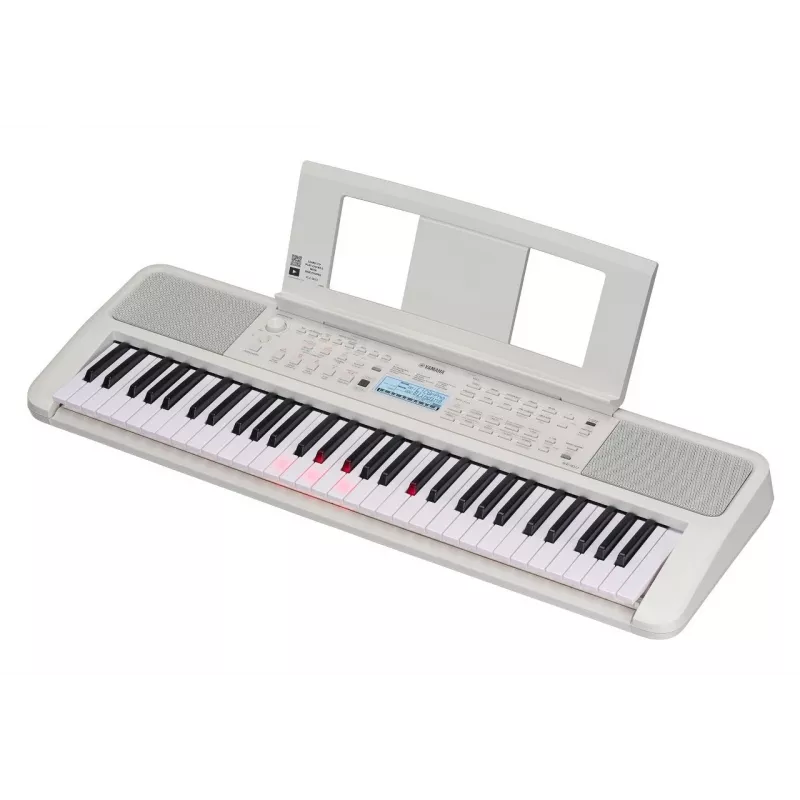 tastatūra YAMAHA EZ-310 61-taustiņu pieskārienu jutīga pārnēsājama mācību klaviatūra, 48-nošu polifonija, USB barošana