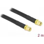 Antenas kabelis DeLOCK SMA spraudnis uz SMA spraudni LMR/CFD300 2 m