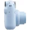 Instant kamera Fujifilm Instax Mini 12 zila — 86 x 54 mm izdrukas, 60 mm fokusa attālums, elektroniskais aizvars