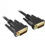 DVI kabelis Sharkoon 3m DVI-D uz DVI-D (24+1) Melns