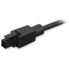 Strāvas kabelis TELTONIKA PR2PL15B 1,5 m, 4 kontaktu, 300 V, melns
