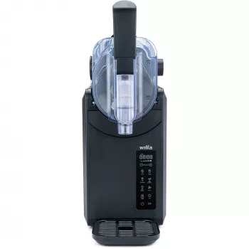 Pārnēsājams ledus kubiņu automāts Wilfa FDM1B‑TC2000, 220 W, kompakts uz galda virsmas, 175×430×445 mm