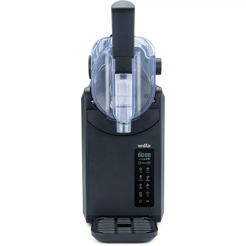 Pārnēsājams ledus kubiņu automāts Wilfa FDM1B‑TC2000, 220 W, kompakts uz galda virsmas, 175×430×445 mm