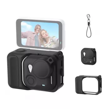 Silikona aizsargmaciņš Puluz Insta360 Go Ultra (melns)