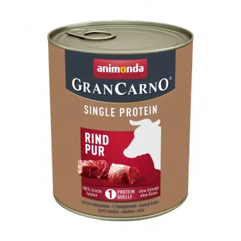 ANIMONDA GranCarno Adult Single Protein Beef - mitrā suņu barība - 800g