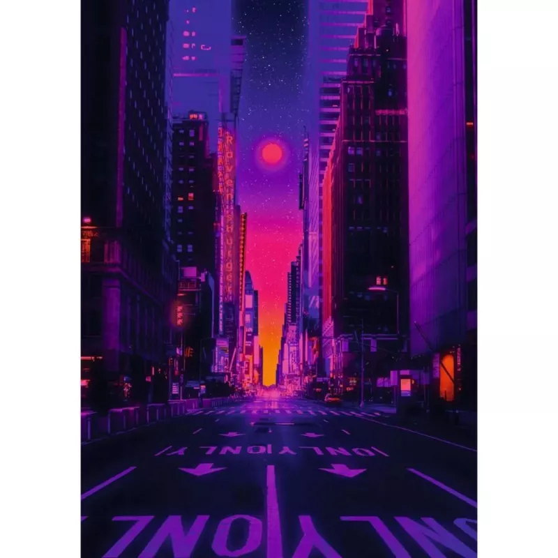 Puzle Ravensburger New York in Neon, 1000 gab., pieaugušo puzle