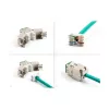 DeLOCK 88116 keystone modulis Plakans Zaļš RJ-45 10 gab.