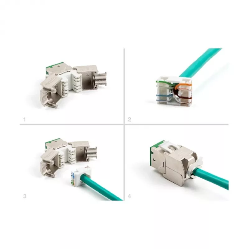 DeLOCK 88116 keystone modulis Plakans Zaļš RJ-45 10 gab.