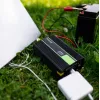 Jaudas pārveidotājs zaļa Cell INV04DE, 24 V ieeja, 230 V izeja, 500 W, 50 Hz, universāls strāvas adapteris, melns