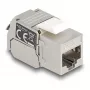 DeLOCK Keystone modulis RJ45 ligzda uz LSA Cat.6A ar LED sudrabbalts
