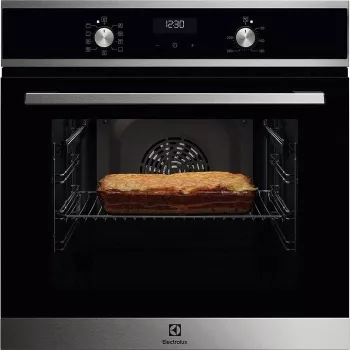 Iebūvējamā elektriskā cepeškrāsns Electrolux EOF5F50BX, 65 L, katalītiskā tīrīšana, 8 programmas, LED displejs, nerūsējošā tērauda rokturi