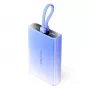 Ārējais akumulators Vention FHZL0 10000 mAh — 1×USB-A, 1×USB-C, 3 A, zils