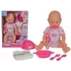 Lelle SIMBA New Baby Born Bobas 105032533 – gumijas ķermenis, jaundzimušā izmērs