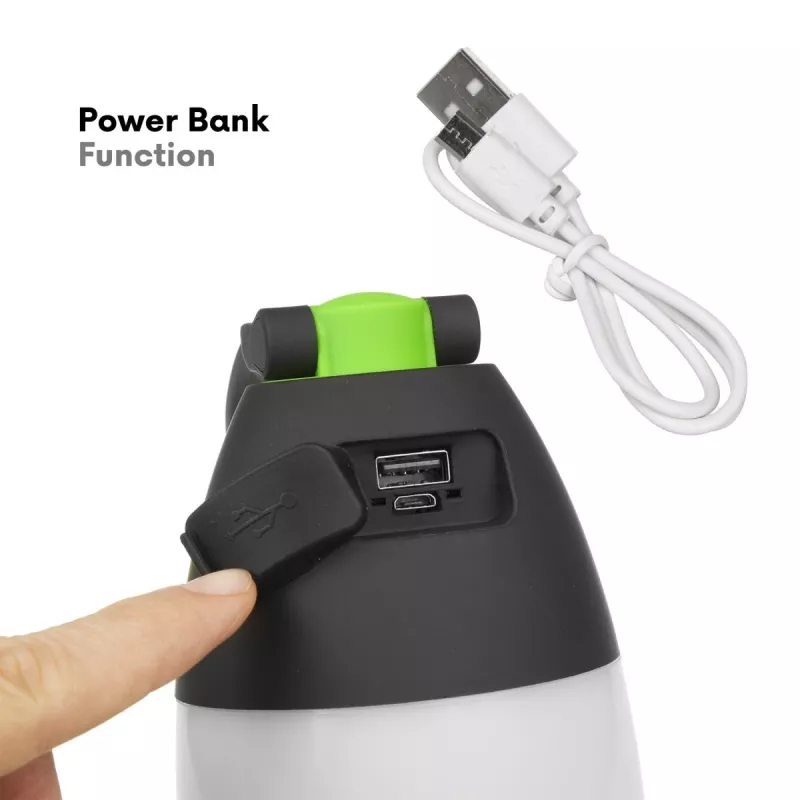 Uzlādējama LED kempinga lampa MACLEAN MCE298 3W pārnēsājama, ar USB barošanu, kompakta