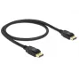 DisplayPort kabelis DeLOCK 85506 0.5 m Melns