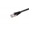 tīkla kabelis Extralink LAN Patchcord Kat.5e RJ-45 F/UTP 0.5m Melns