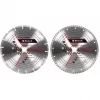 Dimanta griešanas disku komplekts leņķa slīpmašīnām EINHELL 230×22,23×1,8 mm, turbo mala, 2 gabali