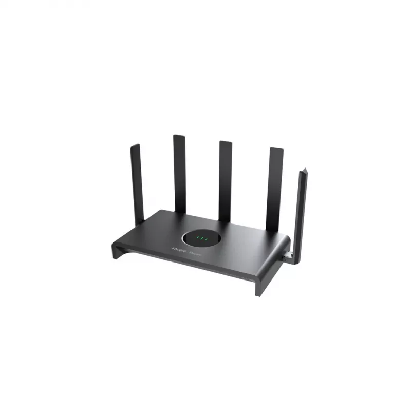 Galddatora maršrutētājs RUIJIE RG-EW1300G divjoslu Wi‑Fi 5 1300Mbps, MediaTek MT7621, 3x Gigabit LAN, 5 ārējās antenas